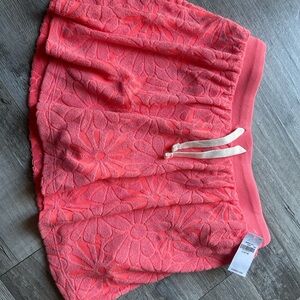 Old Navy Coral Terry Cloth Shorts